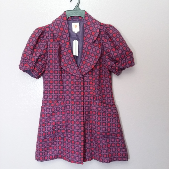 Anthro Tulle Coat - Picture 1 of 7